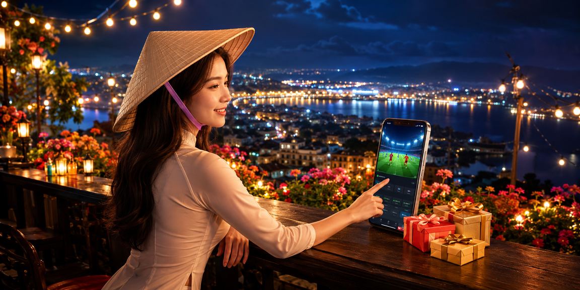 Người dùng tại Đà Lạt kiểm tra giao dịch trên điện thoại