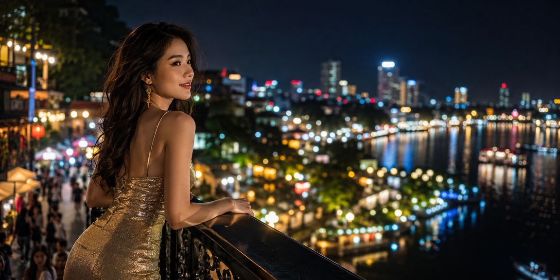 Người dùng Hà Nội xem sự kiện thể thao tại khu chợ đêm